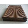 No Slip impermeável no exterior Walnut Strand Woven Bamboo Flooring